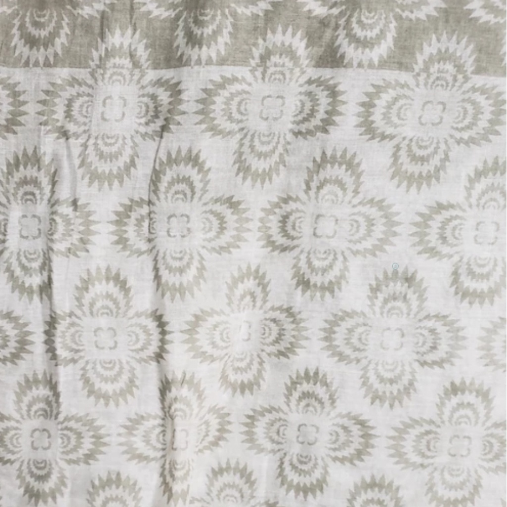 Quatrefoil Printed Scarf 100 Cotton ScarfShawl